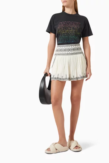 تي شيرت زولاين بشعار الماركة قطن عضوي