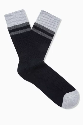 Striped Socks in Cotton