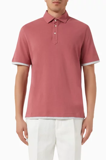 Slim-fit Polo Shirt in Piqué
