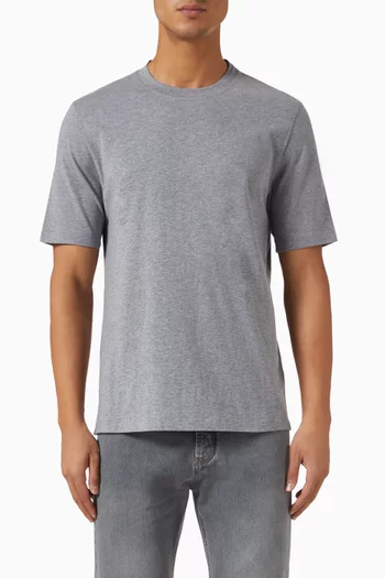 Crew Neck T-shirt in Cotton-jersey