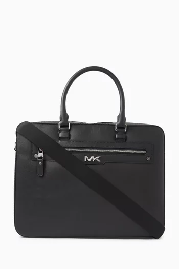 Large Varick Briefcase in Smooth Leather