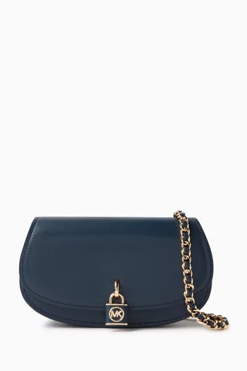 Small Mila Shoulder Bag in Leather