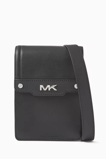 Varick Smartphone Crossbody Bag in Leather
