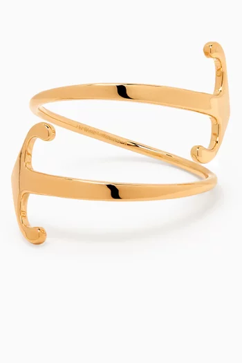 Mono Arrow Bracelet in Brass