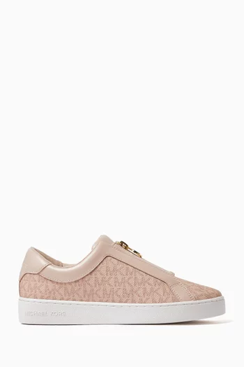 Michael Kors Keaton Logo Zip-up Sneakers - AED 420 at Ounass (30% Off)