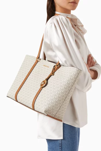 حقيبة يد تمبل كبيرة قنب مغلف