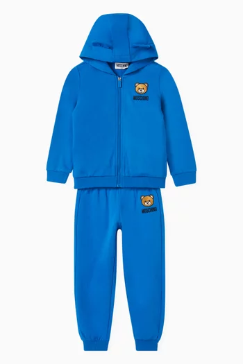 Teddy Bear Tracksuit Set in Cotton