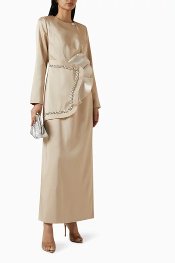 Galadrien Crystal-embellished Maxi Dress