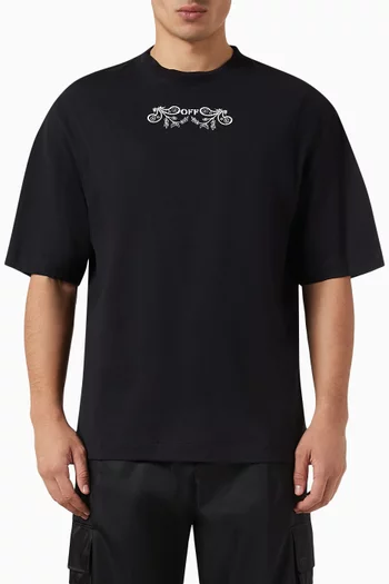 Tattoo Bandana Arrow Skate T-shirt in Cotton Jersey
