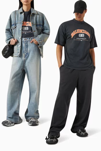 Unisex Tape Type Medium-fit T-shirt in Vintage-jersey