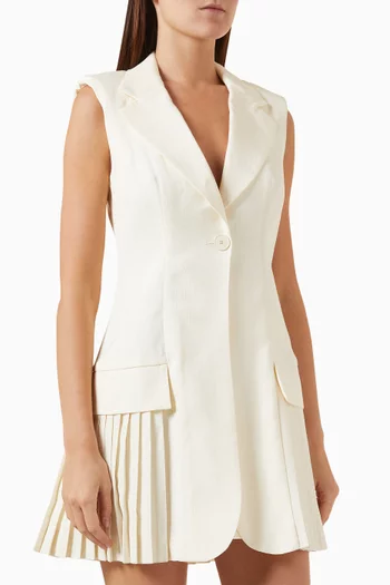 Carine Jacket-style Mini Dress in Viscose