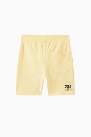 Logo Jogging Shorts in Cotton Jersey