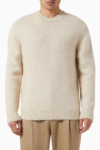 Crewneck Sweater in Alpaca Wool-blend