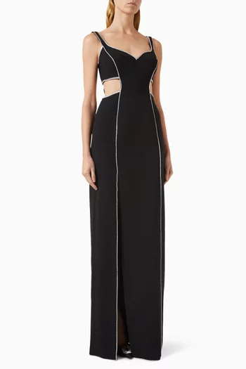 Wish Cut-out Gown in Crepe