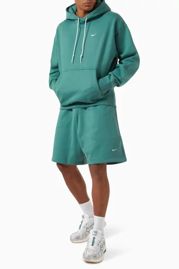 Solo Swoosh Shorts in Cotton Blend Fleece
