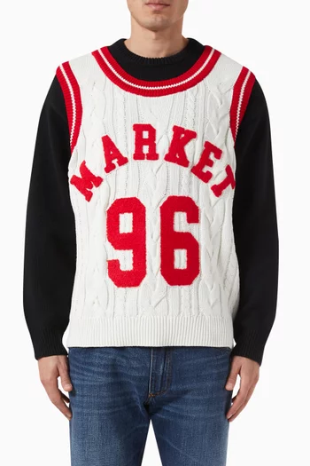 Home Team Sweater in Cotton-knit