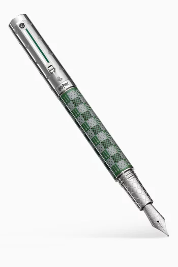 Harry Potter Slytherin Fountain Pen in Stainless Steel