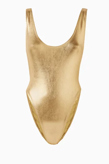 Marissa One-piece Swimsuit in Stretch Foil