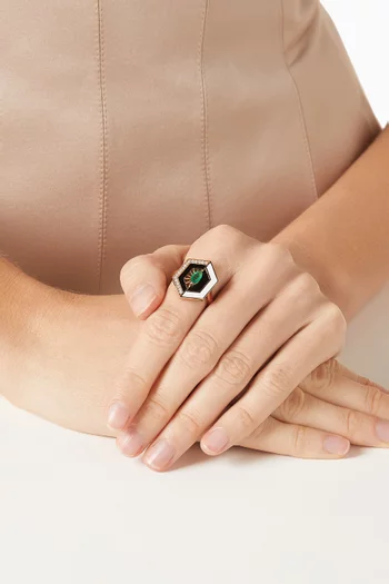 Shine on Multi-stone Ring in 18kt Rose Gold