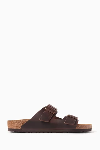 Arizona Sandals in Nubuck-oiled Leather