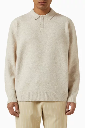 Harmon Rugby Sweater in Wool-blend