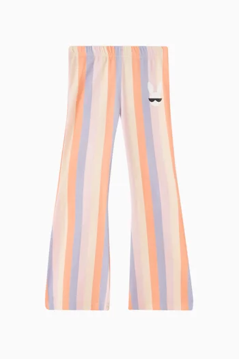 Bonnie Flared Pants in Stretch-jersey