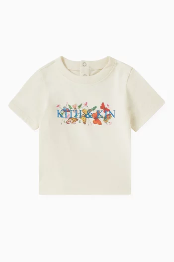 Kith & Kin Butterfly Vintage T-shirt in Cotton Jersey