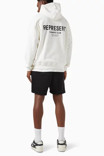 Owners Club Logo Hoodie in Loopback Jersey