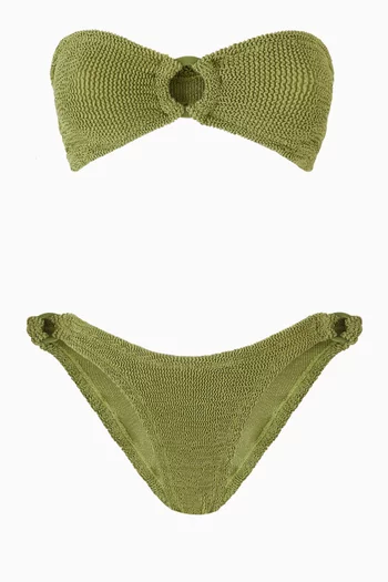 Gloria Bandeau Bikini Set in Original Crinkle™