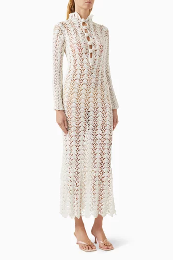 The Irene Dress in Cotton Crochet