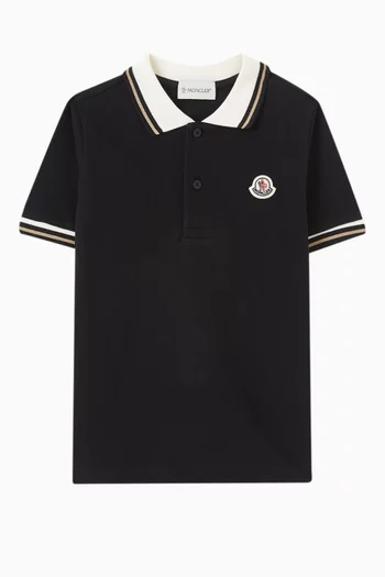 Polo Shirt in Stretch Cotton