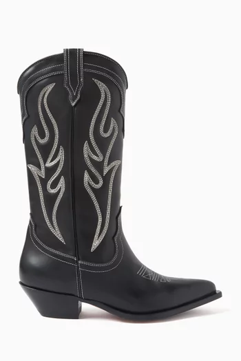 Santa Fe Knee-high 35 Boot in Calf Leather