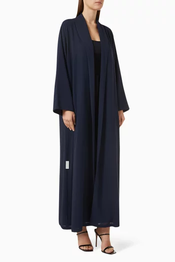 Zainah Jacket Sleeves Abaya in Stretch Chiffon