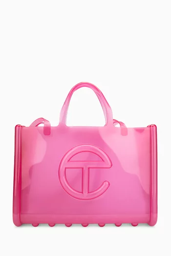 x Telfar Large Jelly Shopper Bag in PVC