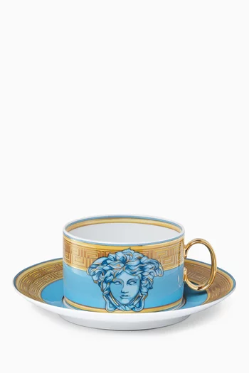 Medusa Amplified Low Tea Cup in Porcelain