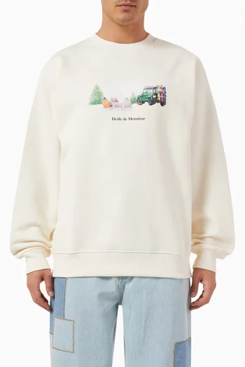 Le Sweatshirt Montagne in Cotton French Terry