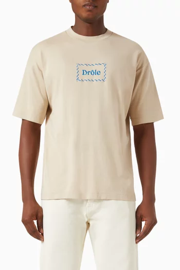 Le T-shirt Drole Tresse in Cotton