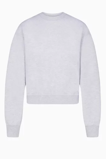 Classic Crewneck Sweatshirt in Cotton-fleece