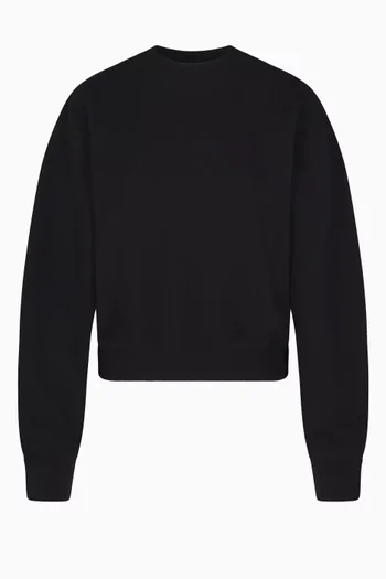 Classic Crewneck Sweatshirt in Cotton-fleece