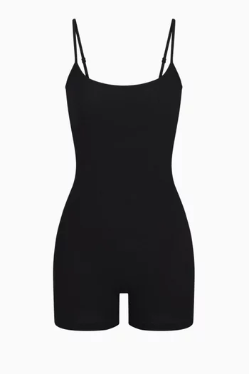 Soft Lounge Scoop Bodysuit in Ribbed Modal