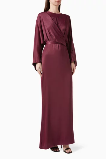 Embellished Maxi Dress in Viscose-blend