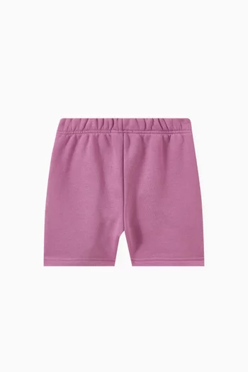 Logo Lounge Shorts in Organic Cotton-blend