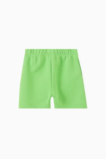 Logo Lounge Shorts in Organic Cotton-blend