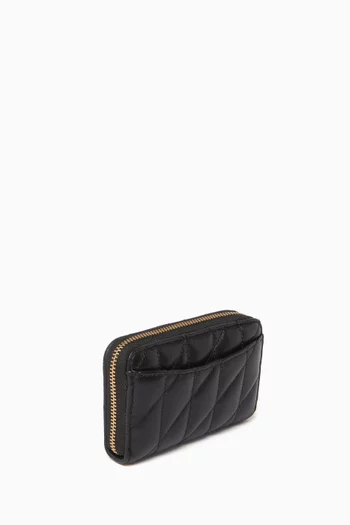 Card Case in Quilted Nappa Leather