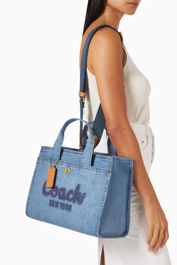 Cargo Tote Bag in denim