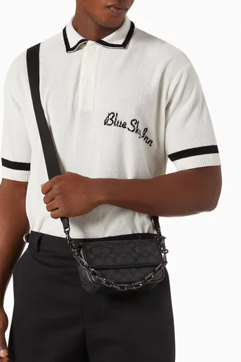 Charlie Flap Crossbody 18 Bag in Signature Coated Canvas