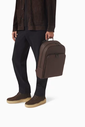 Gotham Backpack in Pebbled Leather