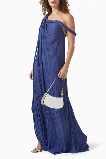 فستان سهرة غيا بكتف مكشوف قطن