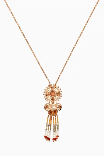Neiva Pendant Necklace in 14kt Gold-plated Metal