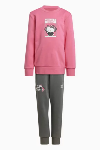 x Hello Kitty Top & Pants in Cotton-blend